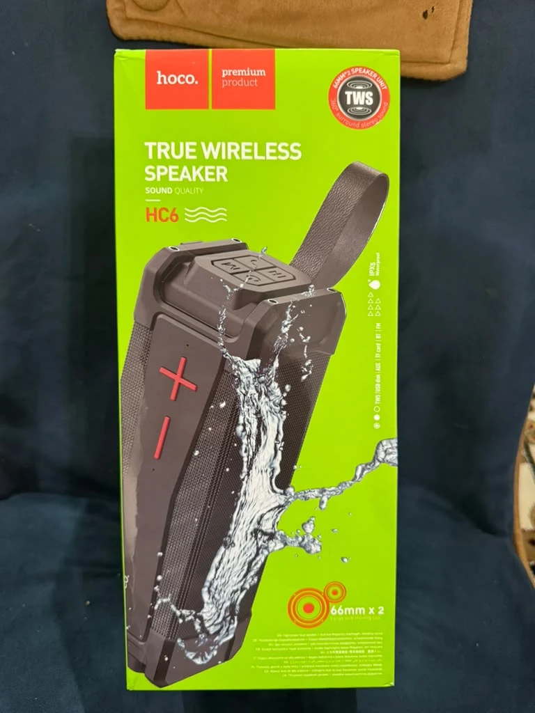 HOCO HC6 Bluetooth Speaker — Original product & packaging
