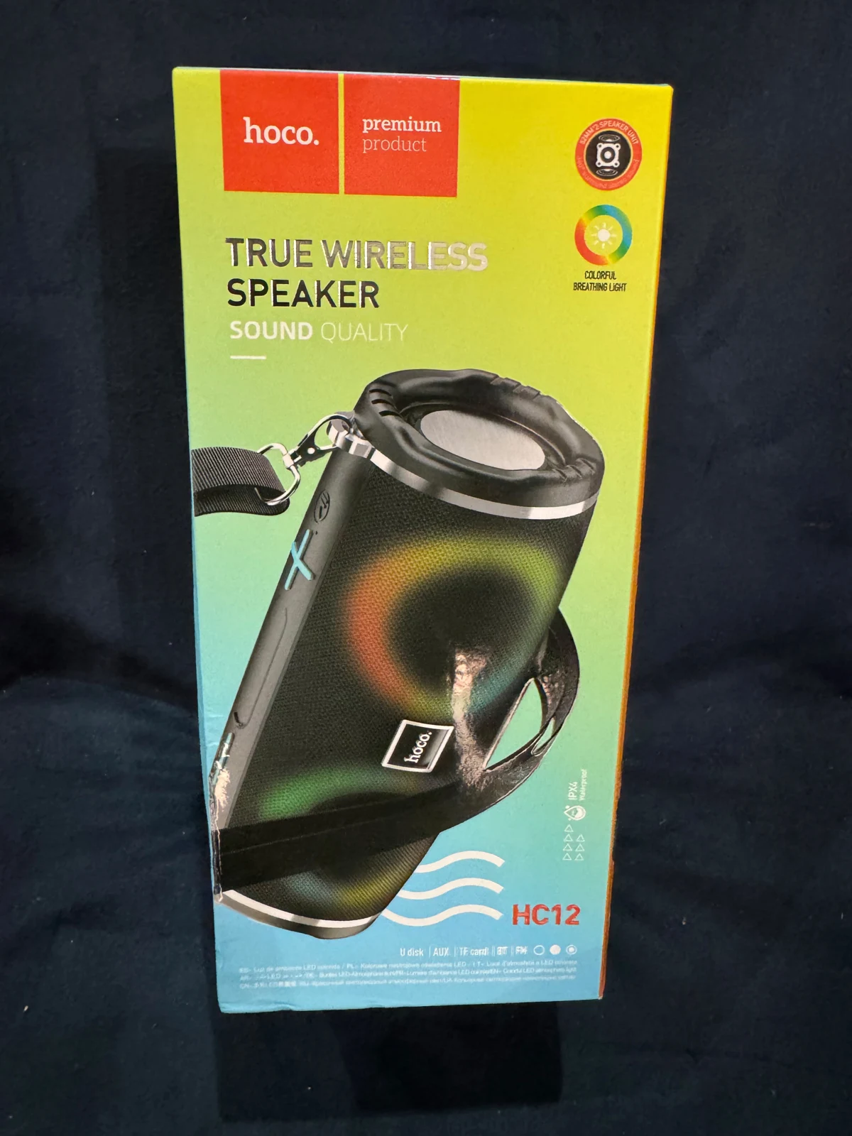 HOCO HC12 Bluetooth Speaker — Original product & packaging