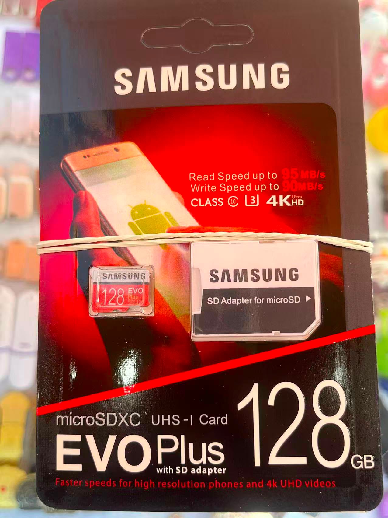 Samsung 128GB Memory Card — Original product & packaging