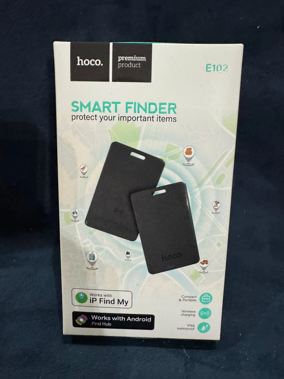 HOCO E102 Dual Card Anti-Lost Device — Original product & packaging