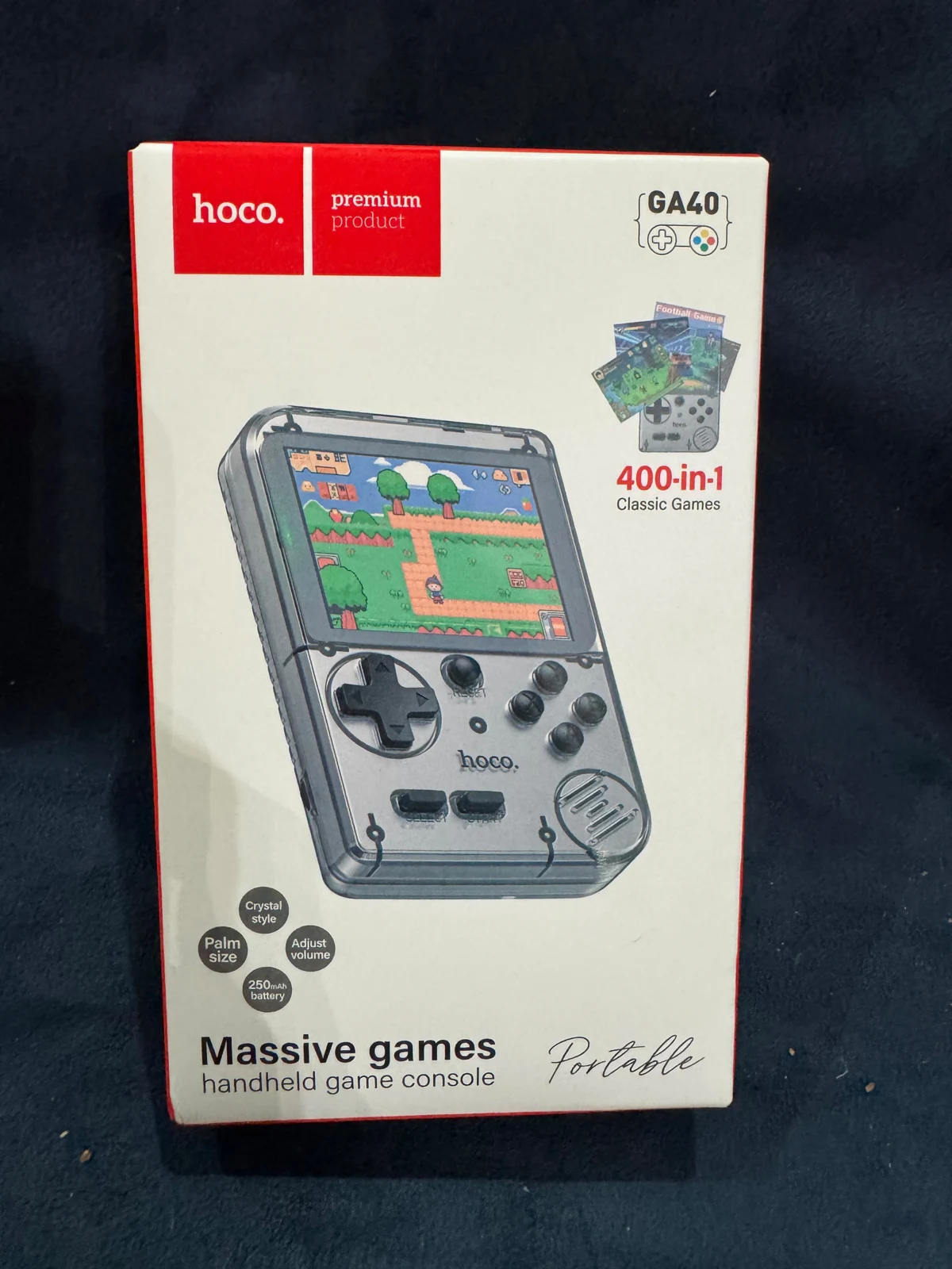 HOCO GA40 Handheld Game Console — Original product & packaging