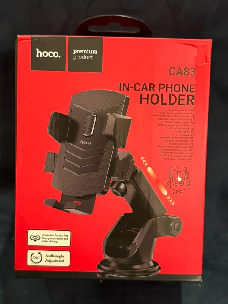 HOCO CA83 Car Phone Holder — Original product & packaging