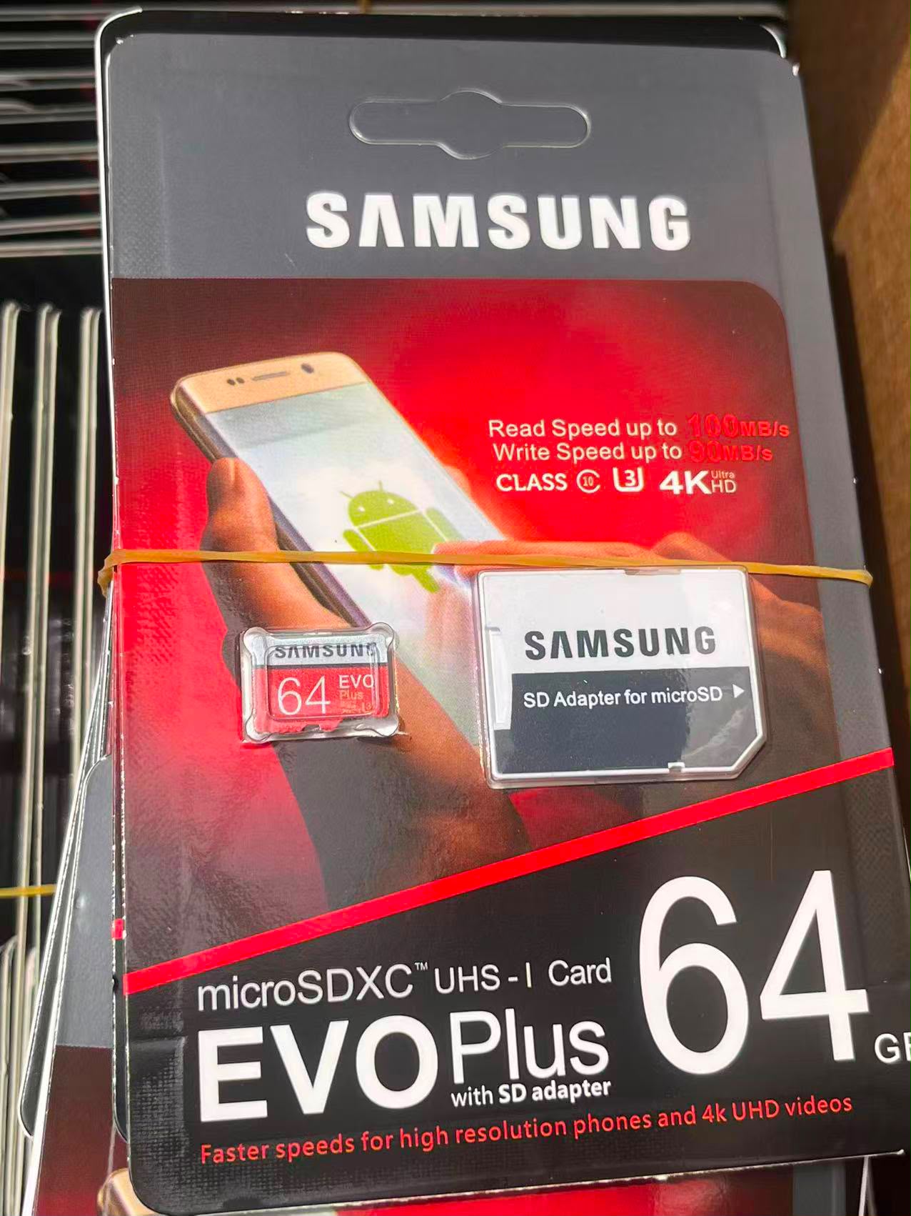 Samsung 64GB Memory Card — Original product & packaging